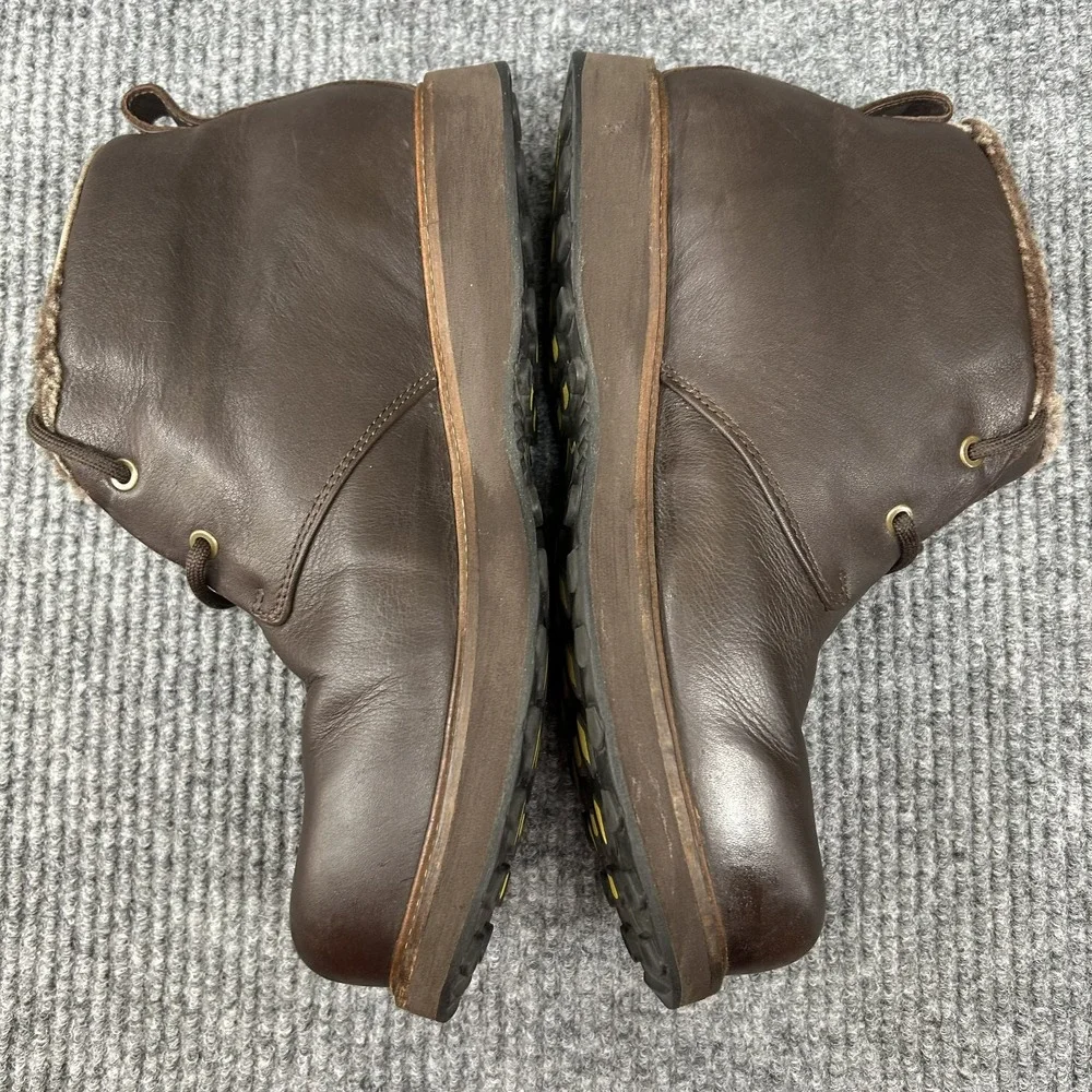 Samuel Hubbard Winter Gore-Tex Boots Men's 10M Brown Leather Shearling Lined